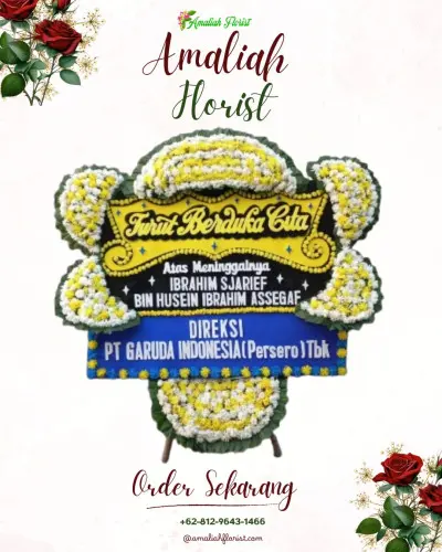 Papan Bunga Duka di Korpri Raya