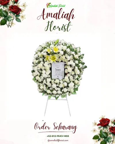 Krans Bunga Duka Cita di Korpri Raya